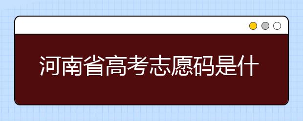 河南省高考志愿碼是什么？河南省全部大學(xué)院校志愿代碼為您整理！