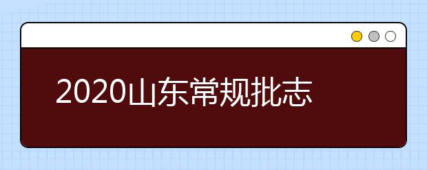 2020山東常規(guī)批志愿填報是什么模式？常規(guī)批志愿填報錄取規(guī)則是什么？