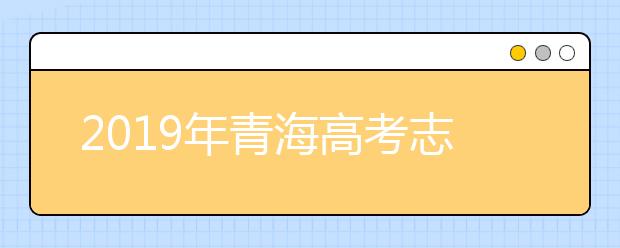 2019年青海高考志愿填報設(shè)置